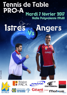 Affiche - Ligue PACA Tennis de Table