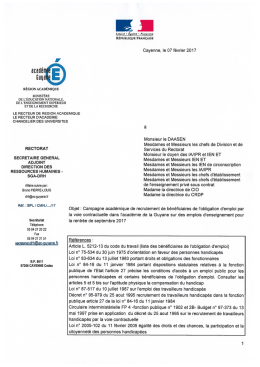 Cayenne, le 07 février 2017 a secretaat.drhac