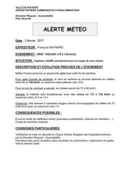 alerte meteo - Marigny