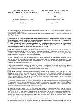commissie voor de buitenlandse betrekkingen commission des