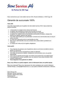 G&eacute;rant/e de succursale 100%
