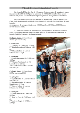 Lire la suite - Le CD Natation 22