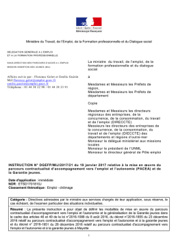 delegation generale a l`emploi