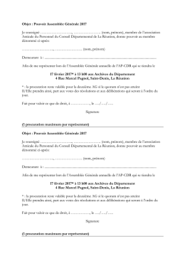 donnant procuration