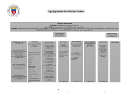 Voir l`organigramme du CPAS
