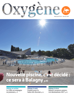 Oxygène n°231 - Ville d`Aulnay-sous-bois