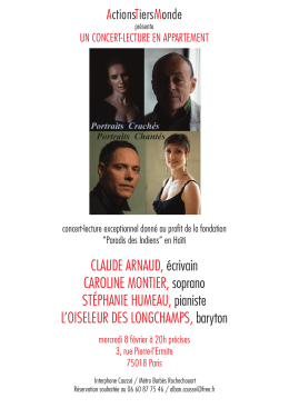 &agrave; ce concert du 8 f&eacute;vrier