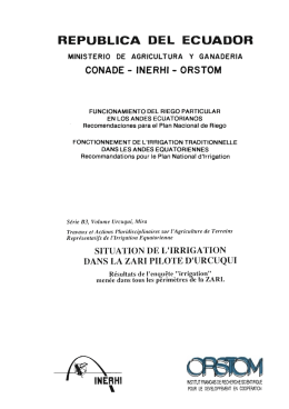 Travaux et actions pluridisciplinaires sur l`agriculture de terrains