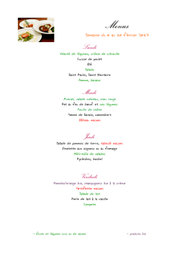 sur ce lien pour afficher le menu au format PDF