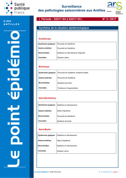 Point au 9 f&eacute;vrier 2017 - InVS