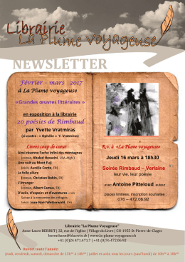 NEWSLETTER - St-Pierre-de
