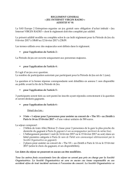 reglement - ToutGagner