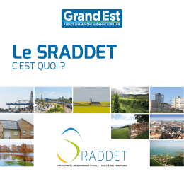 Le SRADDET - Région Grand Est