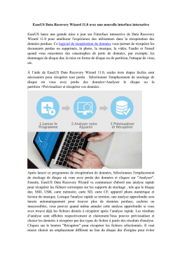EaseUS Data Recovery Wizard 11.0 avec une nouvelle