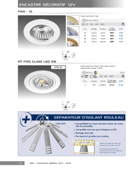 encastré décoratif 12v
