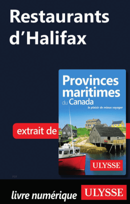 Restaurants d`Halifax