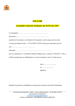 pouvoir - LES POUDRIERS D`ESCAMPETTE
