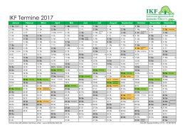 Kalender 2017 - Interessengemeinschaft Kirdorfer Feld