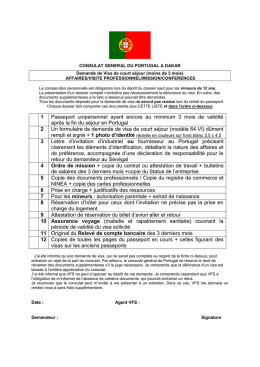 Veuillez télécharger la liste des documents requis ici.