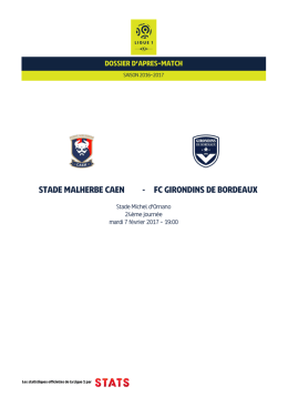 Dossier d`apr&egrave;s-match