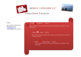 MARDI 14 FEVRIER 2017