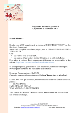Voir le programme