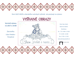 vyšívané obrazy