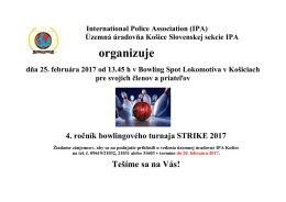 organizuje - IPA Košice