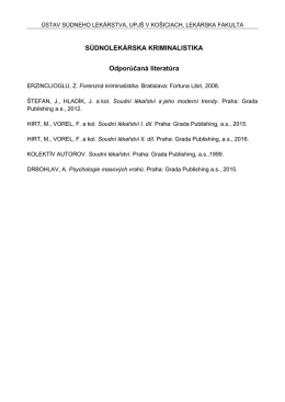 Časovo-t&eacute;matick&yacute; pl&aacute;n v&yacute;učby v akademickom roku 2009/2010, ZS