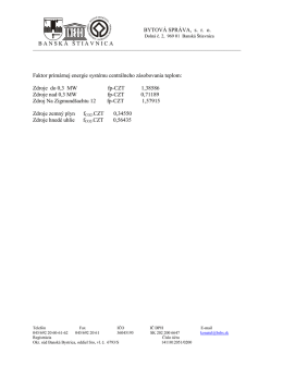 Ž iadost - Bytov&aacute; spr&aacute;va sro