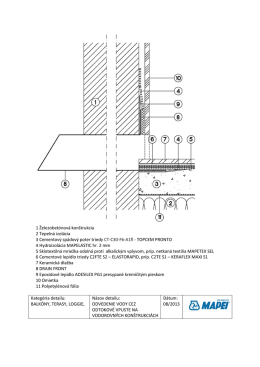 ODVEDENIE VODY CEZ ODTOKOV&Eacute; VPUSTE NA