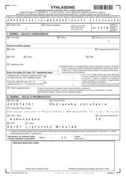vyhlásenie - mskomenskeho13.sk