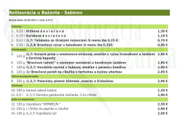 Reštaurácia u Bažanta