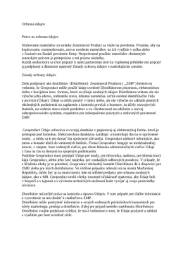 Ochrana &uacute;dajov Pr&aacute;vo na ochranu &uacute;dajov Sťahovanie materi&aacute;lov zo