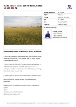 Adatlap nyomtat&aacute;sa - City Cartel Si&oacute;fok