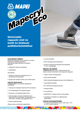 Mapecryl Eco Mapecryl Eco