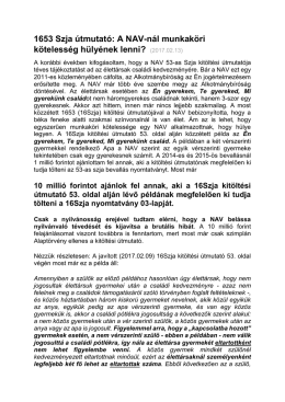 A NAV-n&aacute;l munkak&ouml;ri k&ouml;teless&eacute;g h&uuml;ly&eacute;nek lenni?