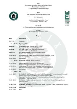 Tervezett program