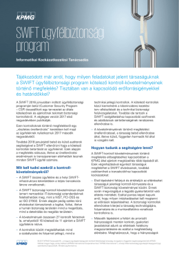 SWIFT &uuml;gyf&eacute;lbiztons&aacute;gi-program