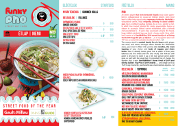 ÉTLAP | menu