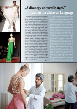 A divat egy univerz&aacute;lis nyelv