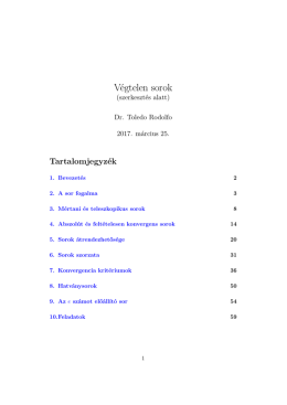 V&eacute;gtelen sorok