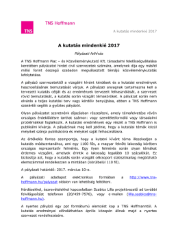 A kutat&aacute;s mindenki&eacute; 2017