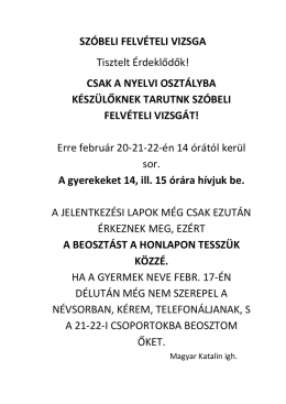 Sz&oacute;beli t&aacute;j&eacute;koztat&oacute;