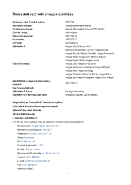 Ömlesztett /szóródó anyagok szállítása