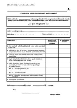 2016. &Atilde;&copy;vi hipa bevall&Atilde;&iexcl;s bet&Atilde;&copy;tlapok