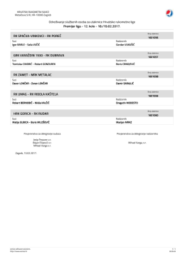 Pregled/ispis izvje\232taja - C:\\Program Files\\UHRS ERP