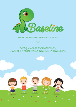 Opći uvjeti pOslOvanja uvjeti i način rada kabineta baseline