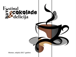 Festival čokolade, kave i delicija