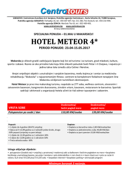 Hotel Meteor Makarska